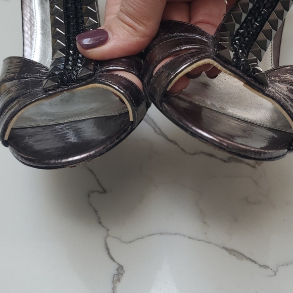 Nina New York Heels in Pewter, Size 7 1/2 - Picture 4 of 8
